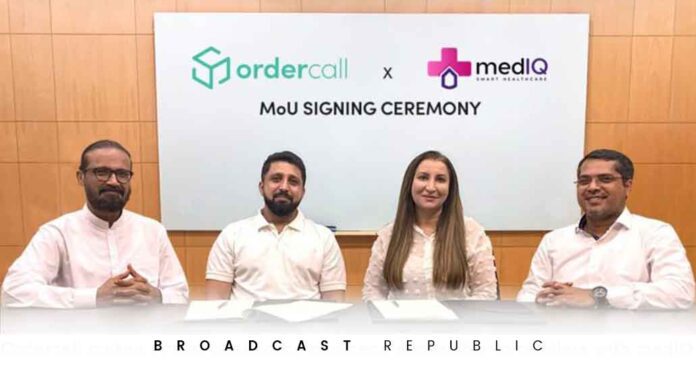 medIQ virtual-care platform sign MoU with Ordercall