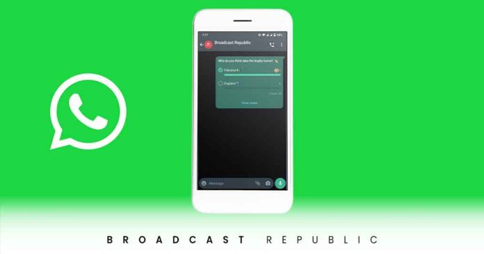 WhatsApp Poll Feature is now available in Pakistan