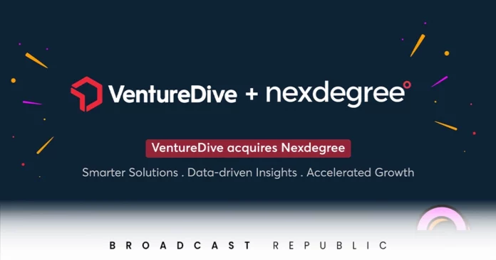 VentureDive had completed the acquisition of NexDegree.