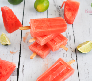 Watermelon Lime Popsicles | Popsicle recipes