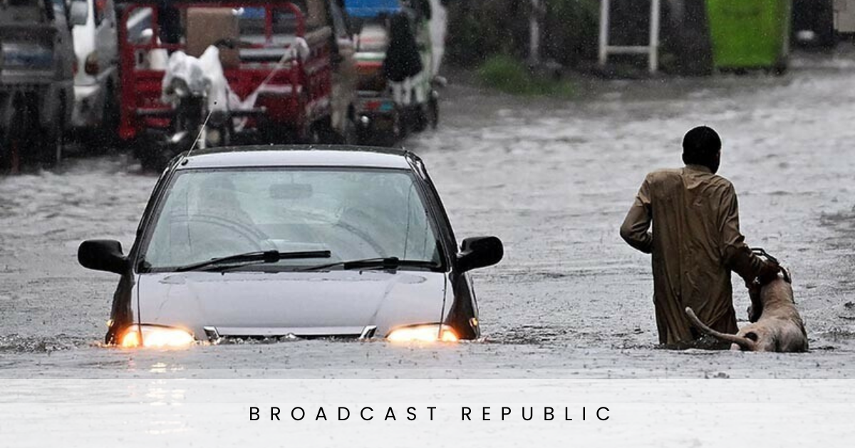 flooded roads during monsoon 2025
